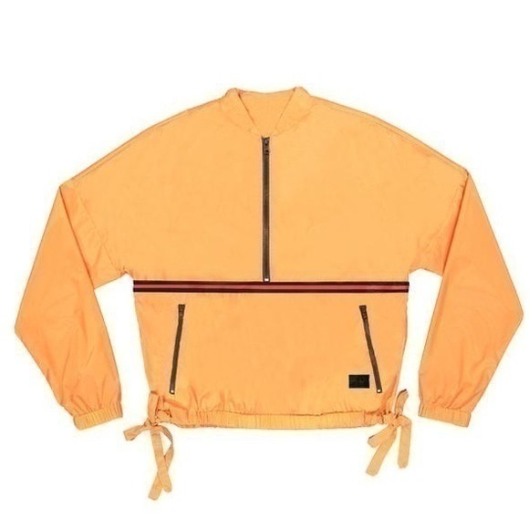 FORAY GOLF Reflective Honeycomb Water Resistant Jacket in Tangerine LPGA - Picture 1 of 8